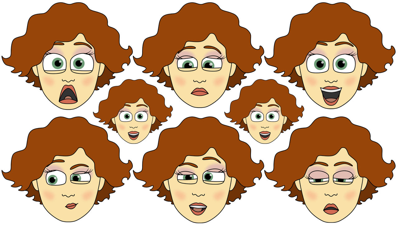 Cartoon Character Creator / Animator (Female Head) by Fizzrock | VideoHive