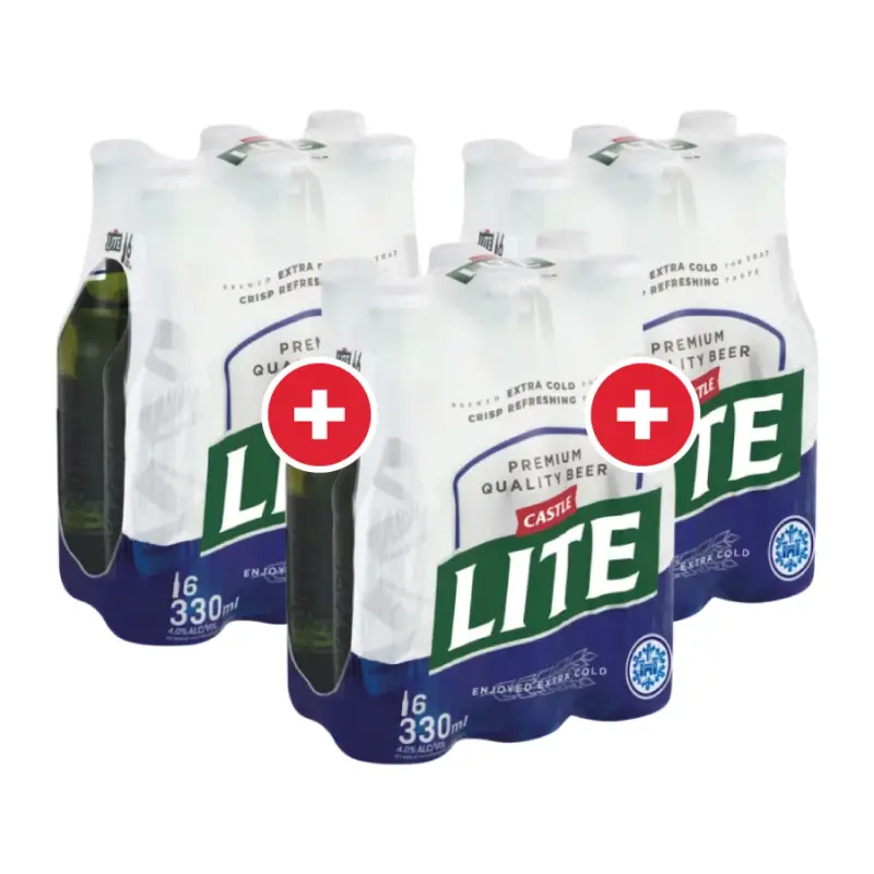 castle lite NRB 330ml combo