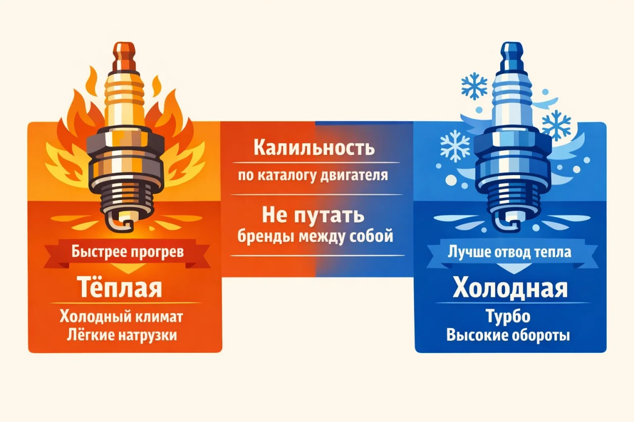 горячая и холодная свеча сравнение