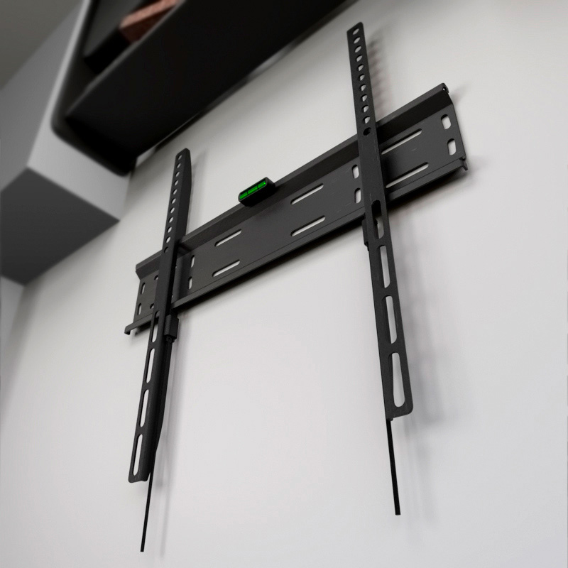 Soporte de pared fijo Klip Xtreme KPM-715 mostrando su diseño de bajo perfil.