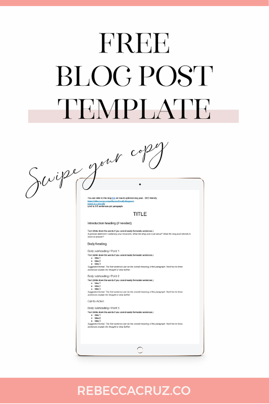 How Blog Post Templates Save Me Time The Crazy Craft Lady