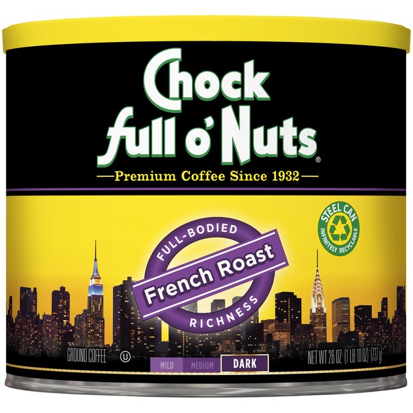 Chock full o Nuts French Roast Ground Coffee 1