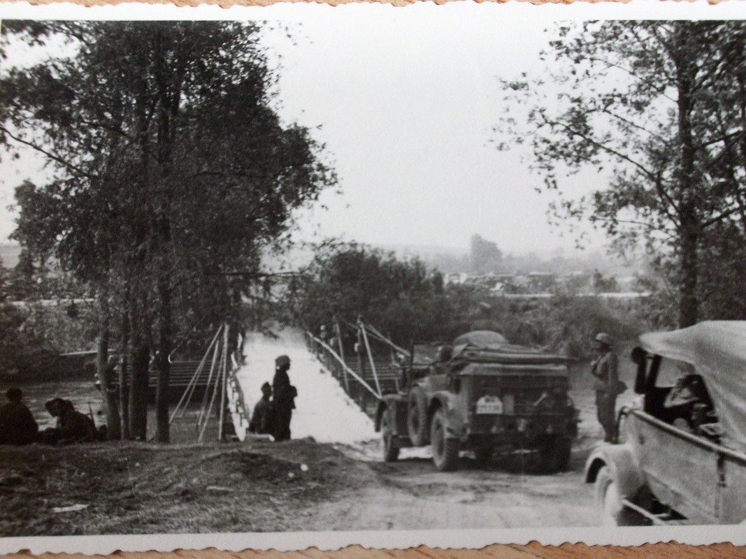 Brücke über den Aisne Kanal Juni 1940, Fahrzeuge
