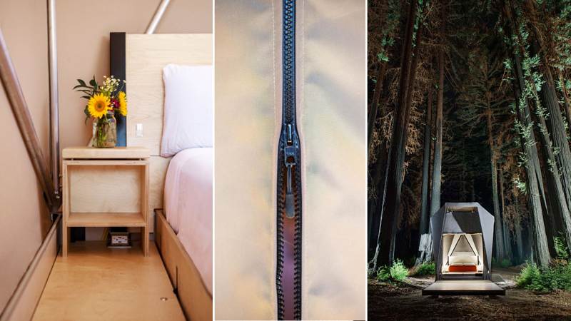 Jupe: la Tenda da Campeggio di Lusso ispirata ai Viaggi Spaziali 3 jupe tenda campeggio lusso ispirata viaggi spaziali foto