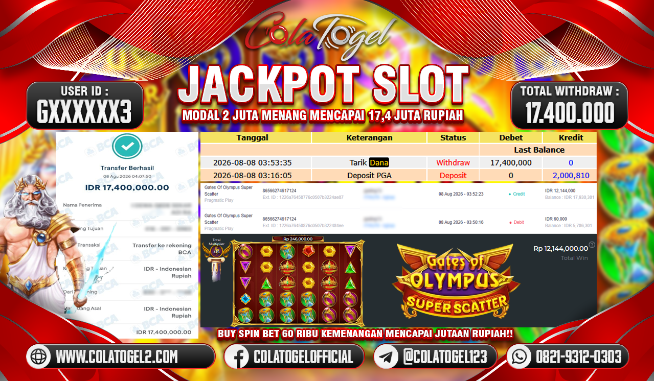 JACKPOT SLOT GACOR!!