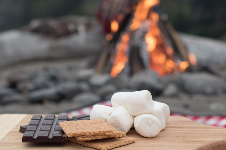 smores outside image