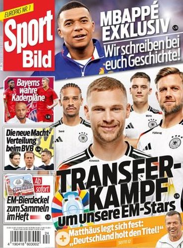 Cover: Sport Bild Magazin No 24 vom 12  Juni 2024