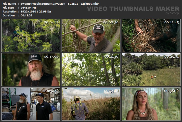 Swamp People Serpent Invasion - S05E01 - Jackpot.mkv