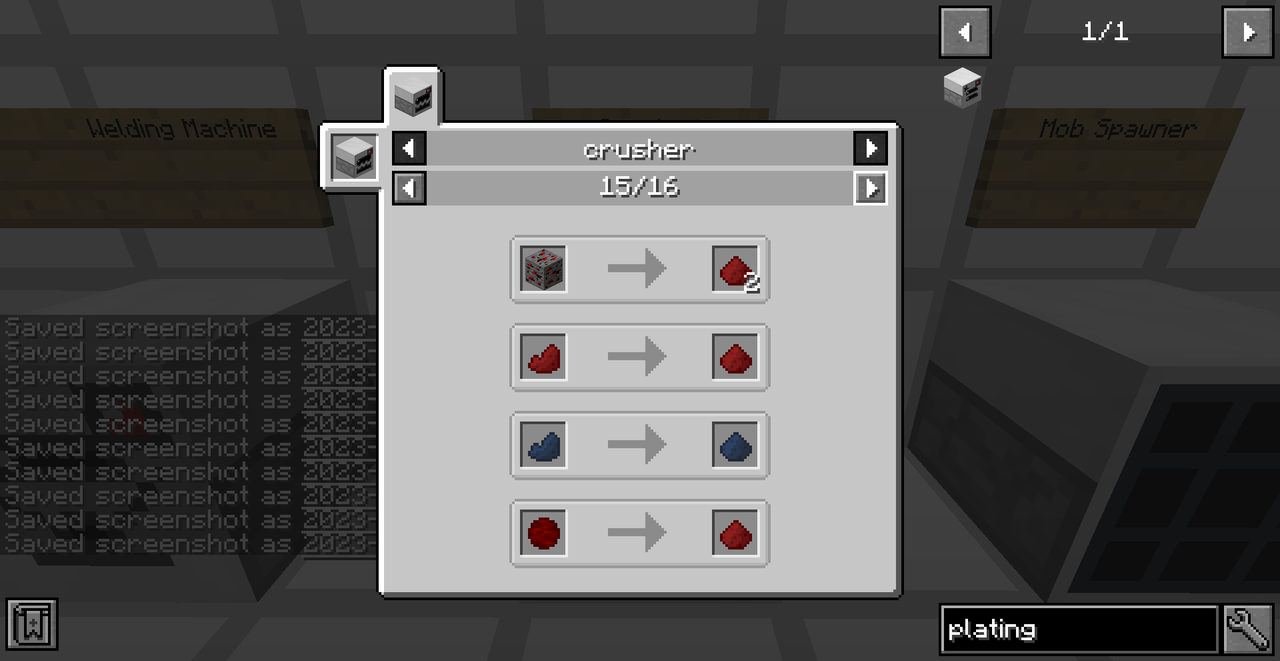 crusher recipe