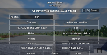 Weather, Motion and My Own Shader