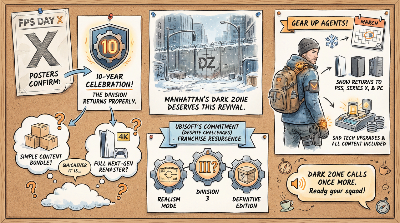 Gaming convention with promotional posters and merchandise