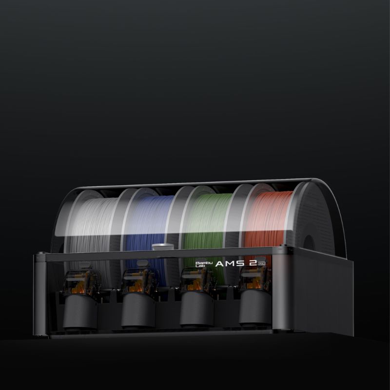 Impress�o 3D multicolorida com v�rias cores em uma �nica pe�a