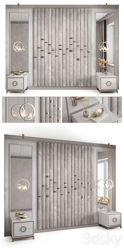 wall composition 02 bedroom