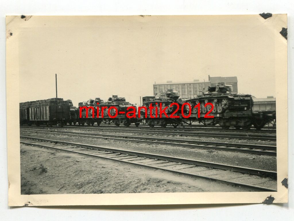 Foto, Wehrmacht, Panzerjäger III, Eisenbahntrans
