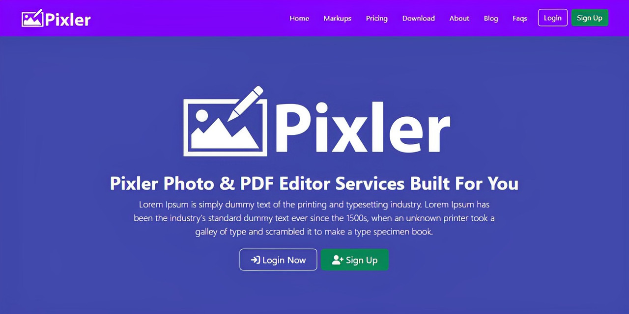 Pixler – Photo And PDF Editor Script PHP