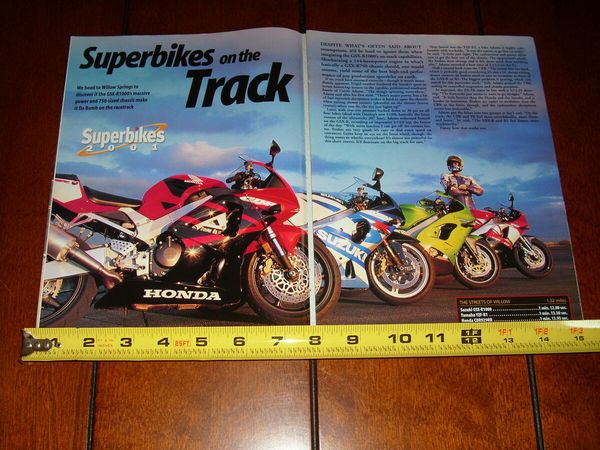 Сравнение моделей 2001 года Honda CBR929RR Suzuki GSXR1000 Kawasaki ZX9R Yamaha YZFR1 Сравнение моделей 2001 года Honda CBR929RR Suzuki GSXR1000 Kawasaki ZX9R Yamaha YZFR1