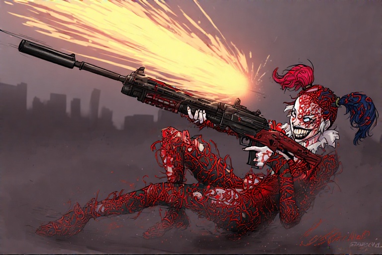 Playful-action-pose-Harley-Qui-12