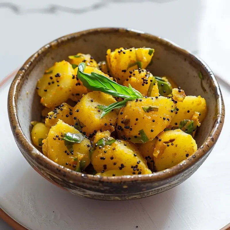 Aloo Posto with Mustard seeds