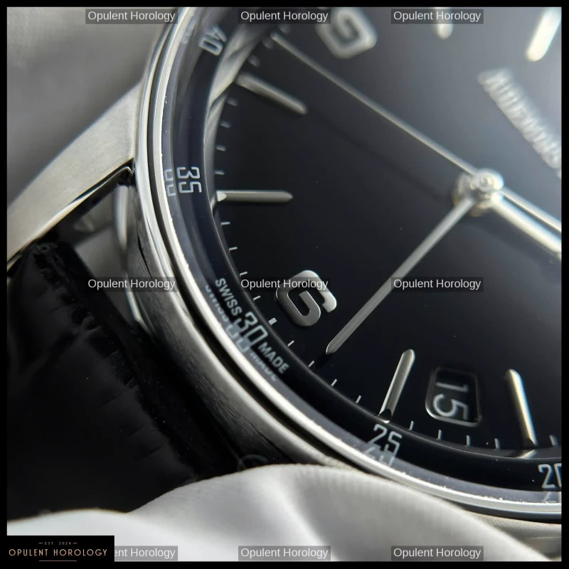 Audemars Piguet Code 11.59 Selfwinding 41mm Black Dial Leather Strap