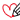 Drawn heart favicon