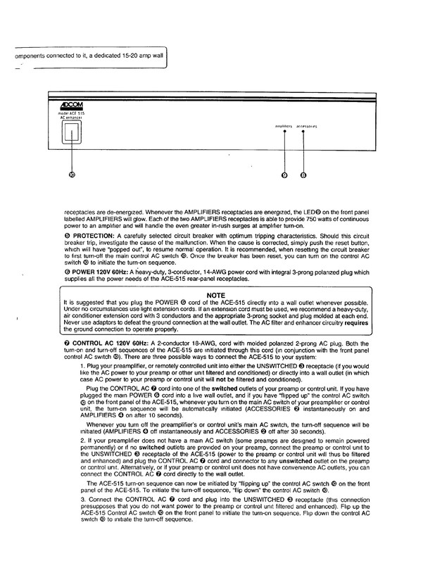 Adcom ACE 515 en - Page 5