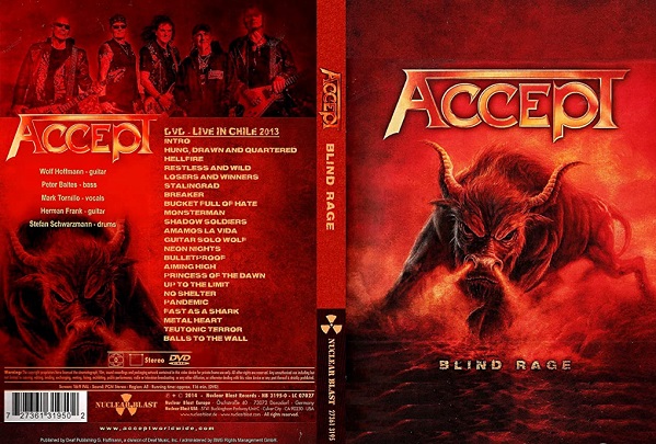 Accept - Blind Rage - Live in Chile 2013 (2014)