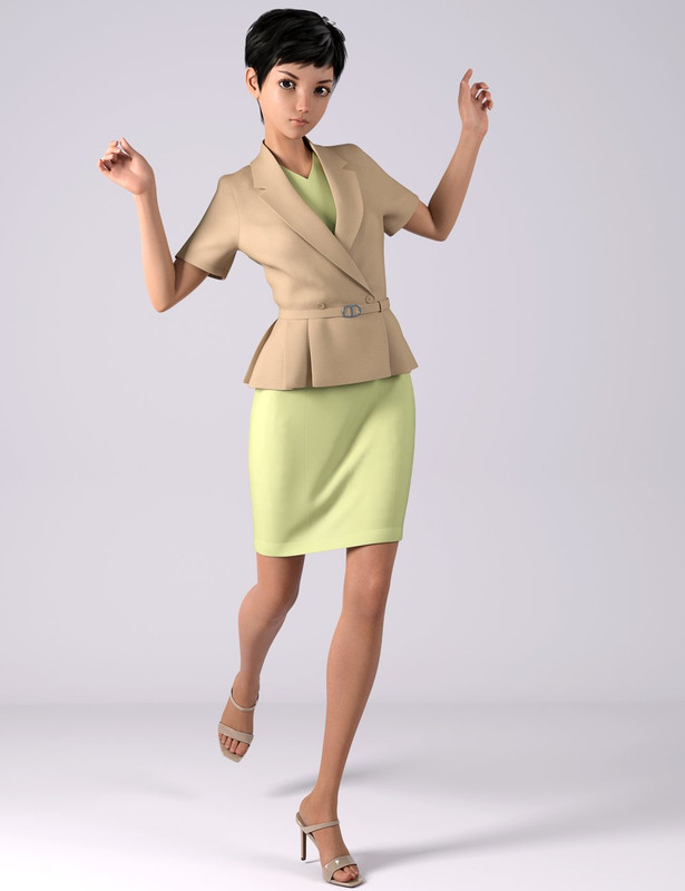 d Force Hn C Summer Office Outfits for Genesis 8 1 Females