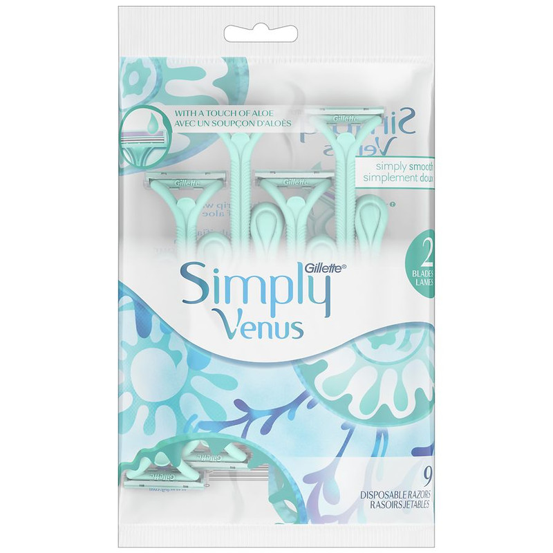 Save Big on Gillette Venus Simply2 Razors: 9-Pack for Just alt= Save Big on Gillette Venus Simply2 Razors: 9-Pack for Just alt=