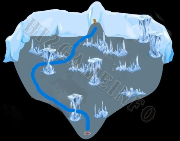 YetiCave Crystal3Maze_marked