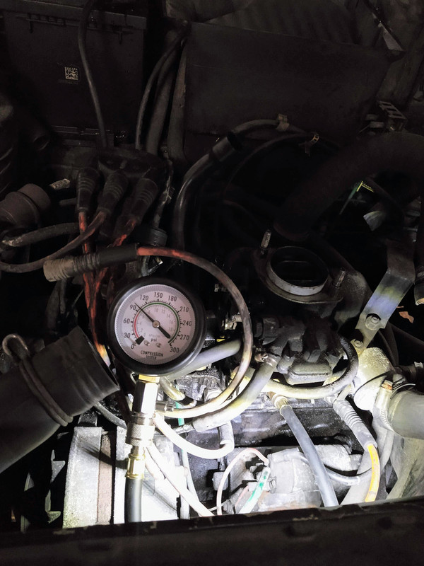 Comprobación presión compresión