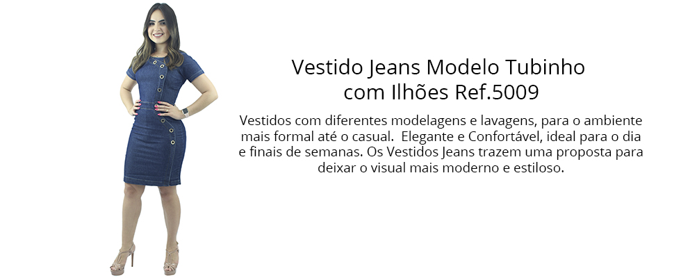 vestido jeans descrição