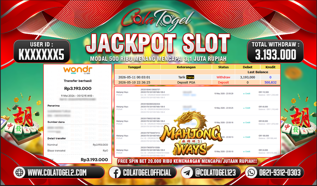 JACKPOT SLOT GACOR!!