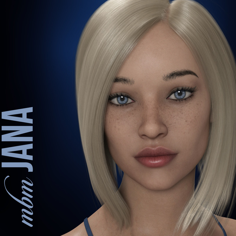 MbM Jana for Genesis 3 and 8 Female