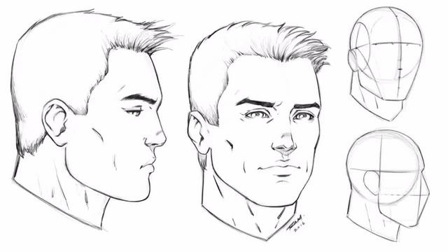 How to draw a face in profile How to draw a face in profile