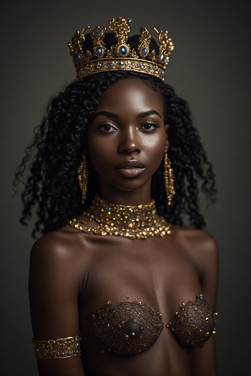 Naked-ebony-Queen-crown-stands-(16)