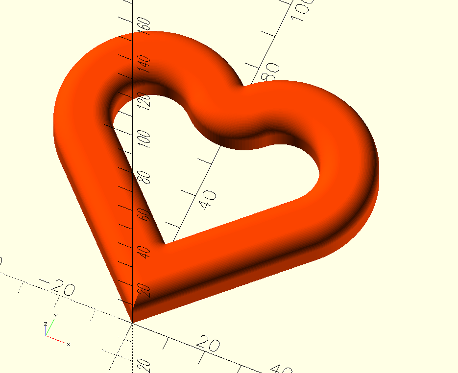 Open SCAD BOSL2 offset sweep difference