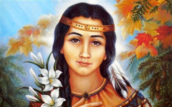 Nuovi Santi: Caterina Tekakwitha, la pellerossa di Dio dans Santa Kateri Tekakwitha Santa-Caterina-Tekakwitha