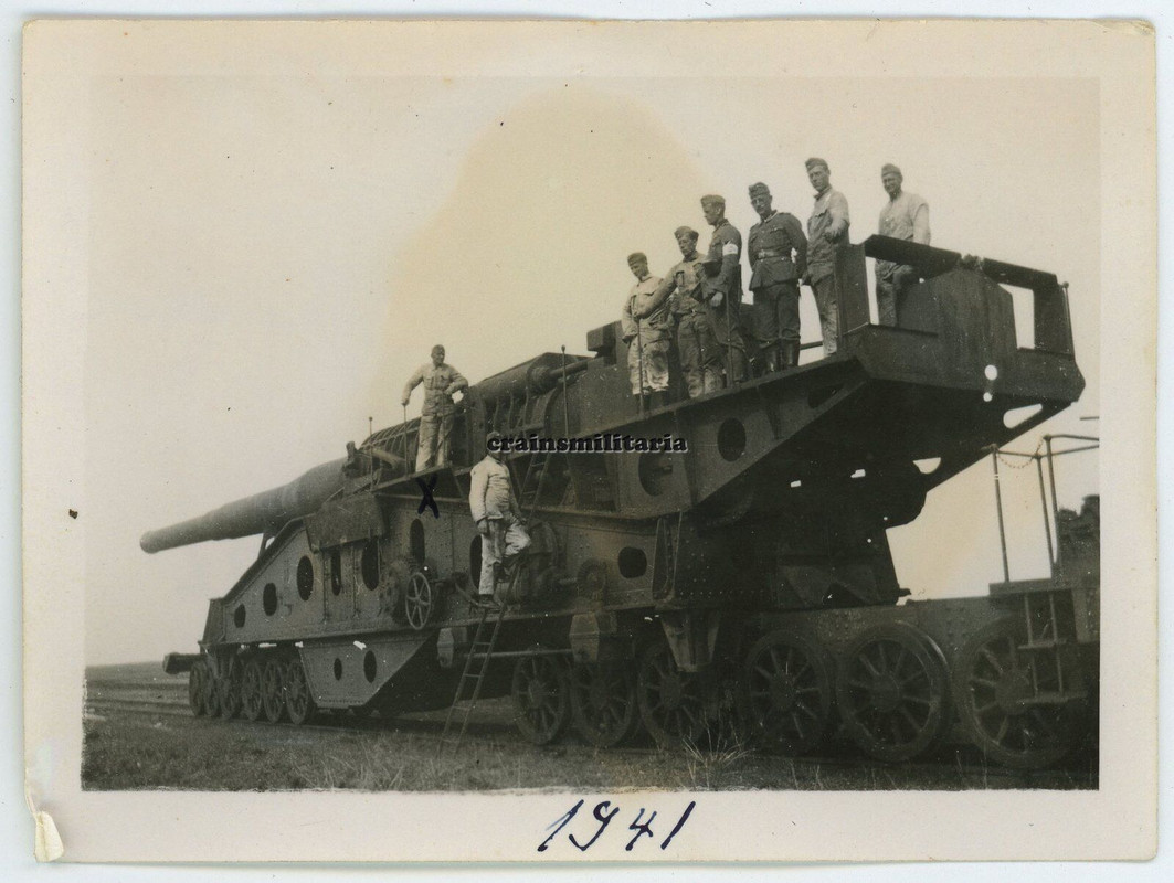 Orig. Foto Atlantikwall Küstengeschütz in LORIENT Bretagne Frankreich 1941