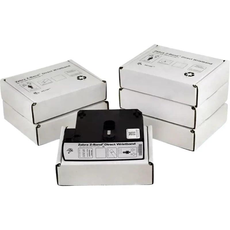 Cartucho de pulseiras Zebra Z-Band para impressora
