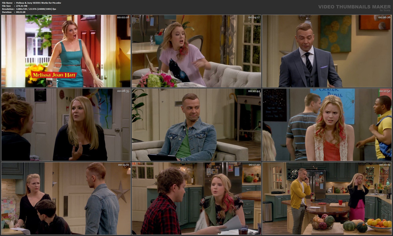 Melissa & Joey S03E01 Works for Me.mkv