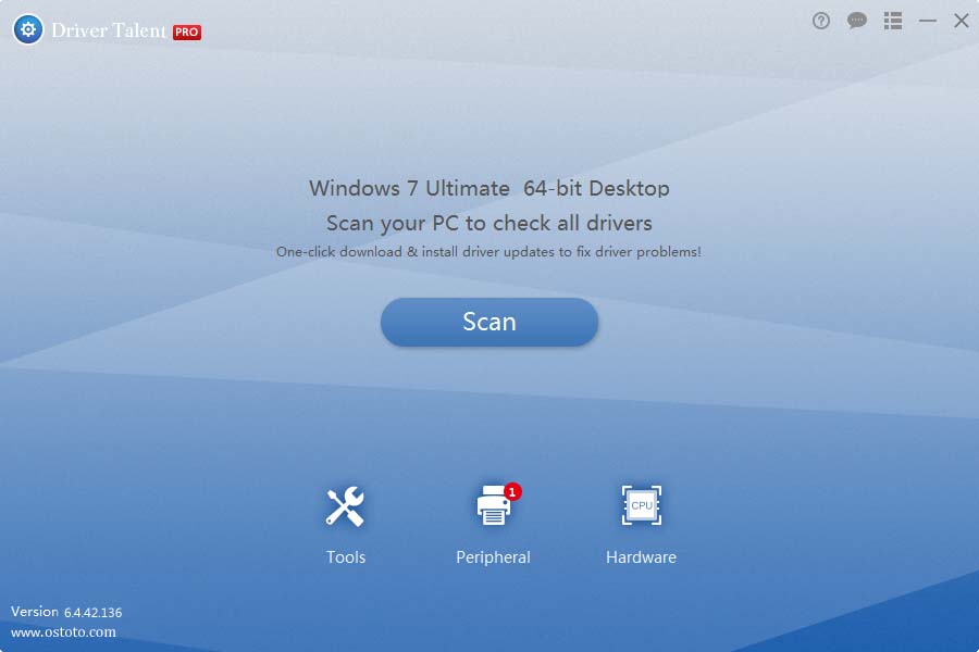 Driver Talent Pro 8.1.0.6 Software de actualización de driver 1