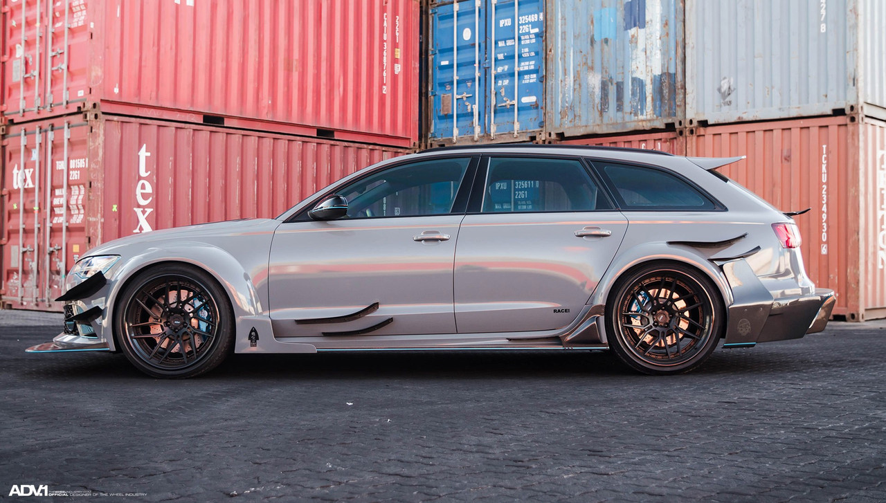 Audi RS6 Avant on ADV.1 Wheels (19)