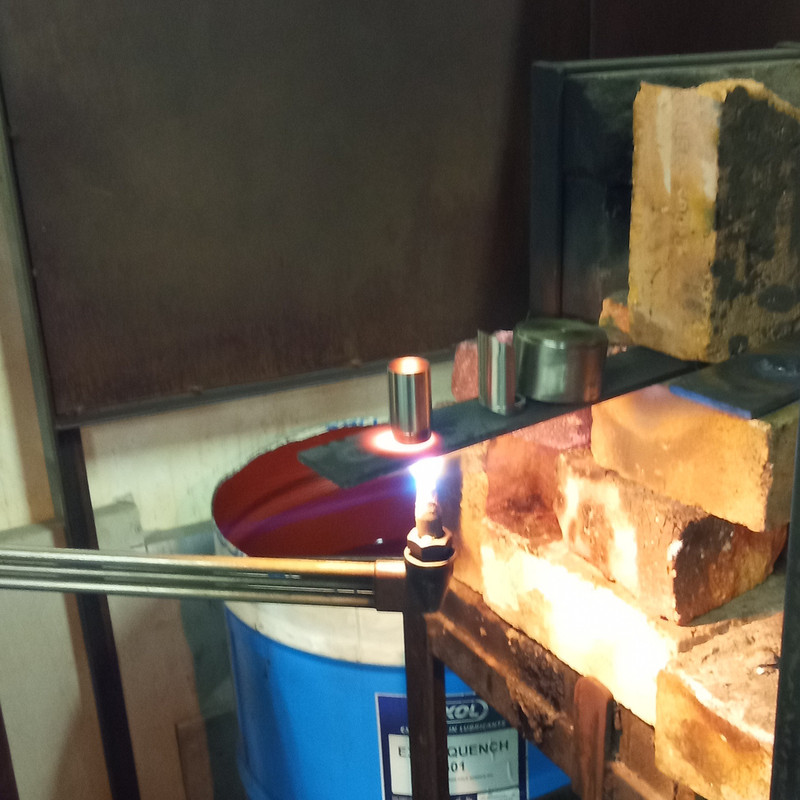Heat treating side emitters