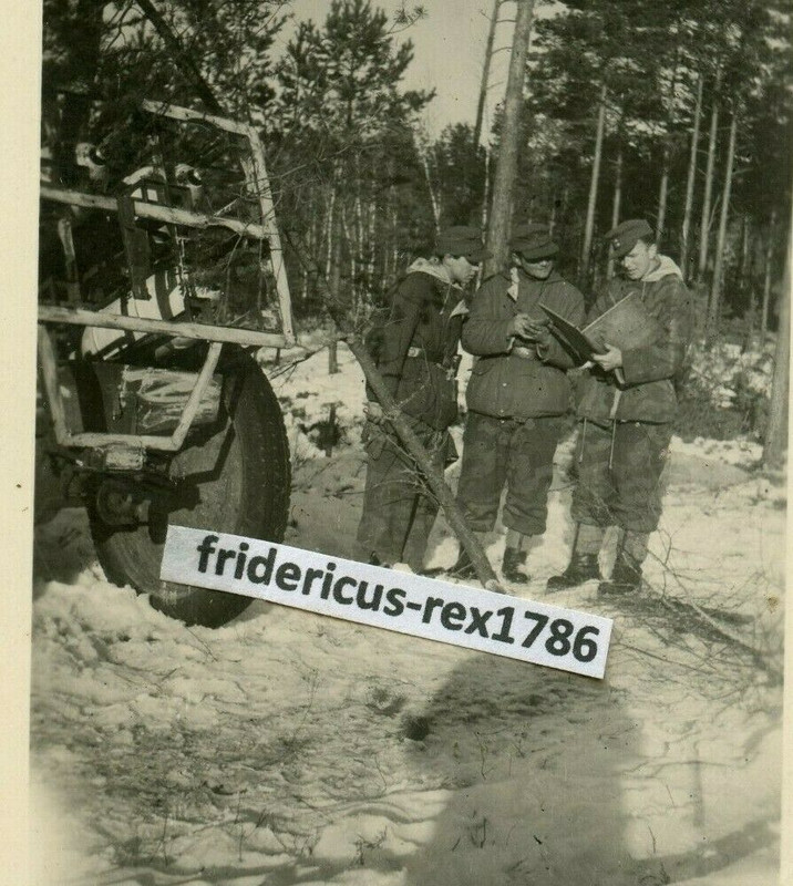 Foto 1 Endkampf Ostpreußen 1945 Raketenwerfer Schweres Wurfgerät in Stellung