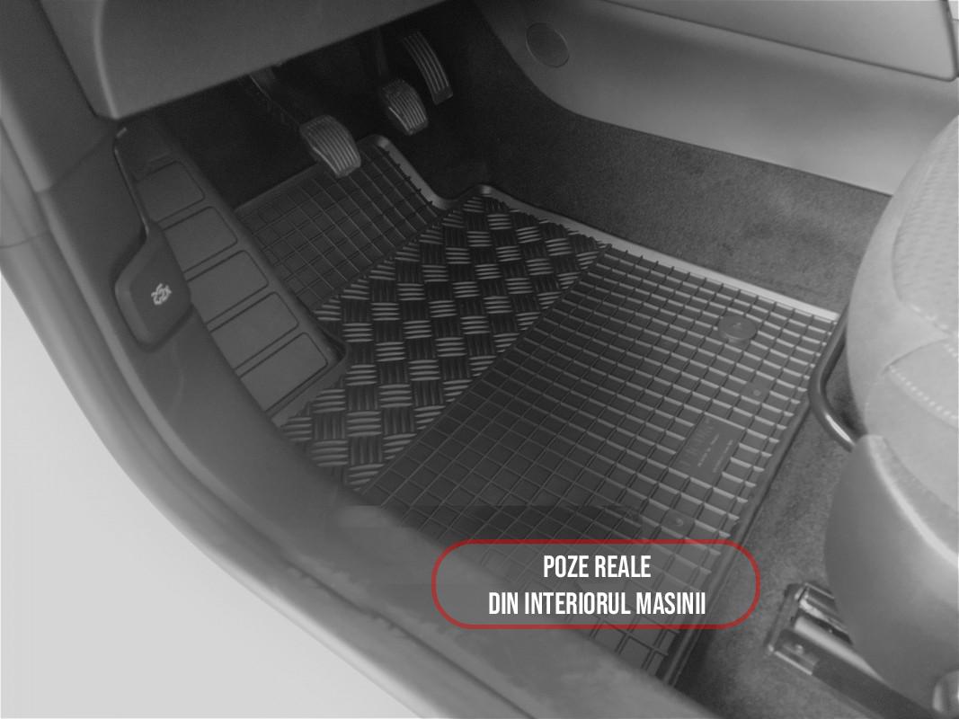 Set 4 covorase Ford Focus 2018-prezent, din cauciuc 100%, compatibile cu autoturismul FORD Focus