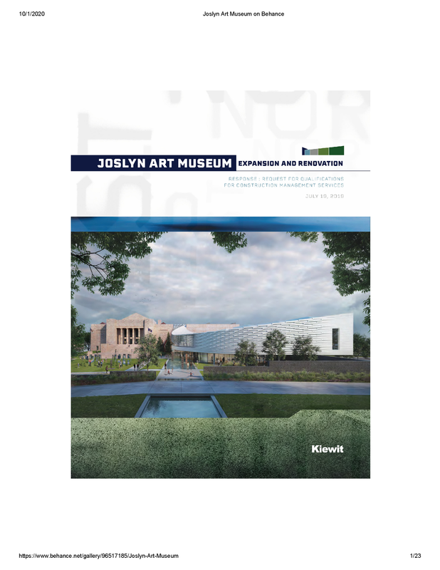 Joslyn Art Museum on Behance