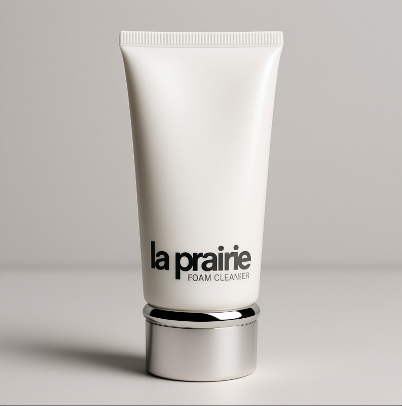La Prairie luxury skincare jar illustration