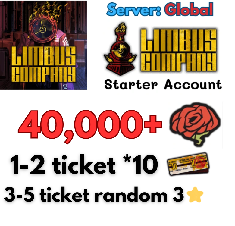 [Global] Limbus Company reroll starter account loại Basic 