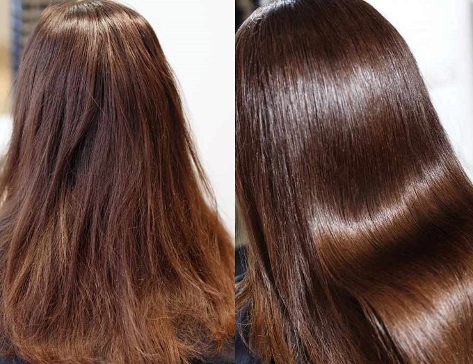The difference between broken and strong, healthy hair