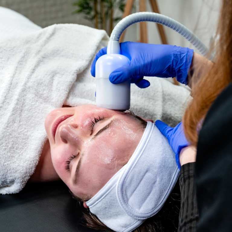 GLO Wellness facial treatment